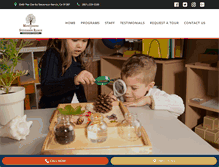 Tablet Screenshot of montessoriofsr.com